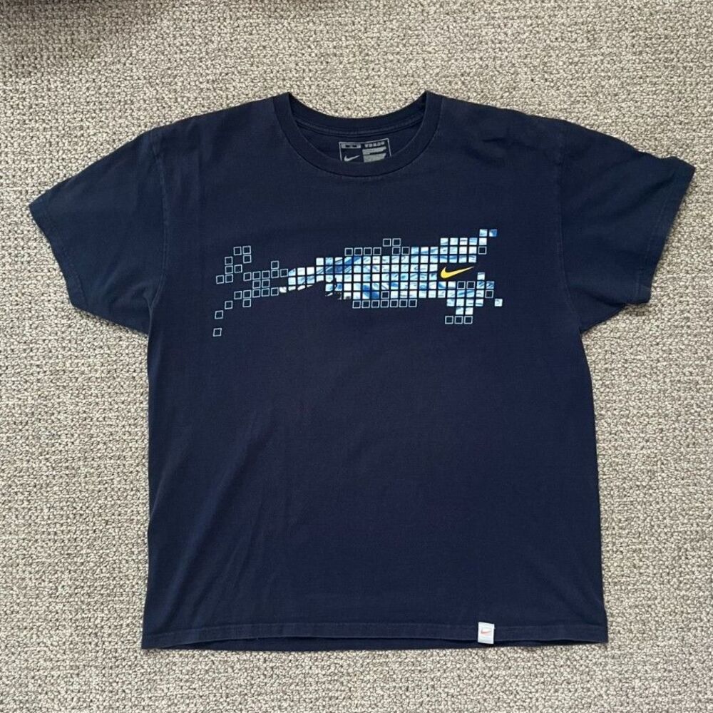 Nike Swim Navy Graphic Shirt